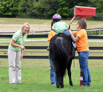 student with instructors