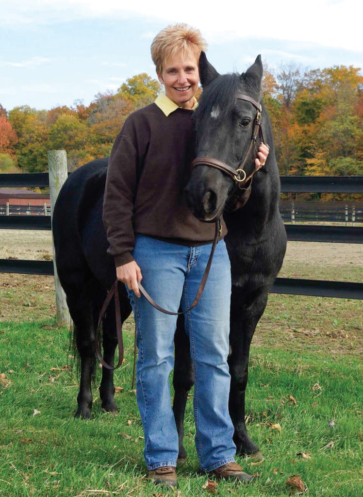 Lynne with Cheyenne