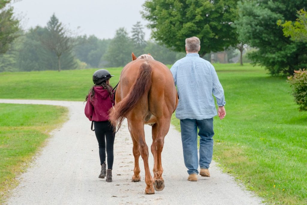 Jerry and Sophia walking away